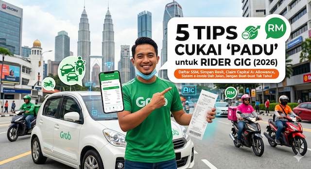 5 Tips Cukai ‘Padu’ untuk Rider Grab & Gig di Malaysia (2026)
